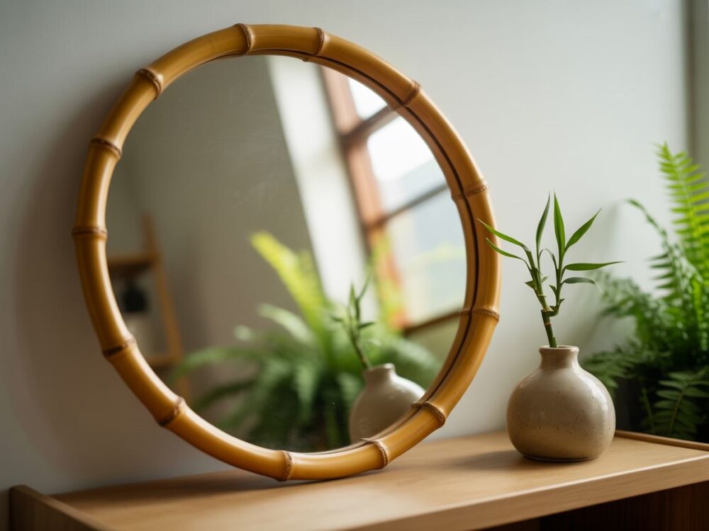 Lustro w jasnym pokoju