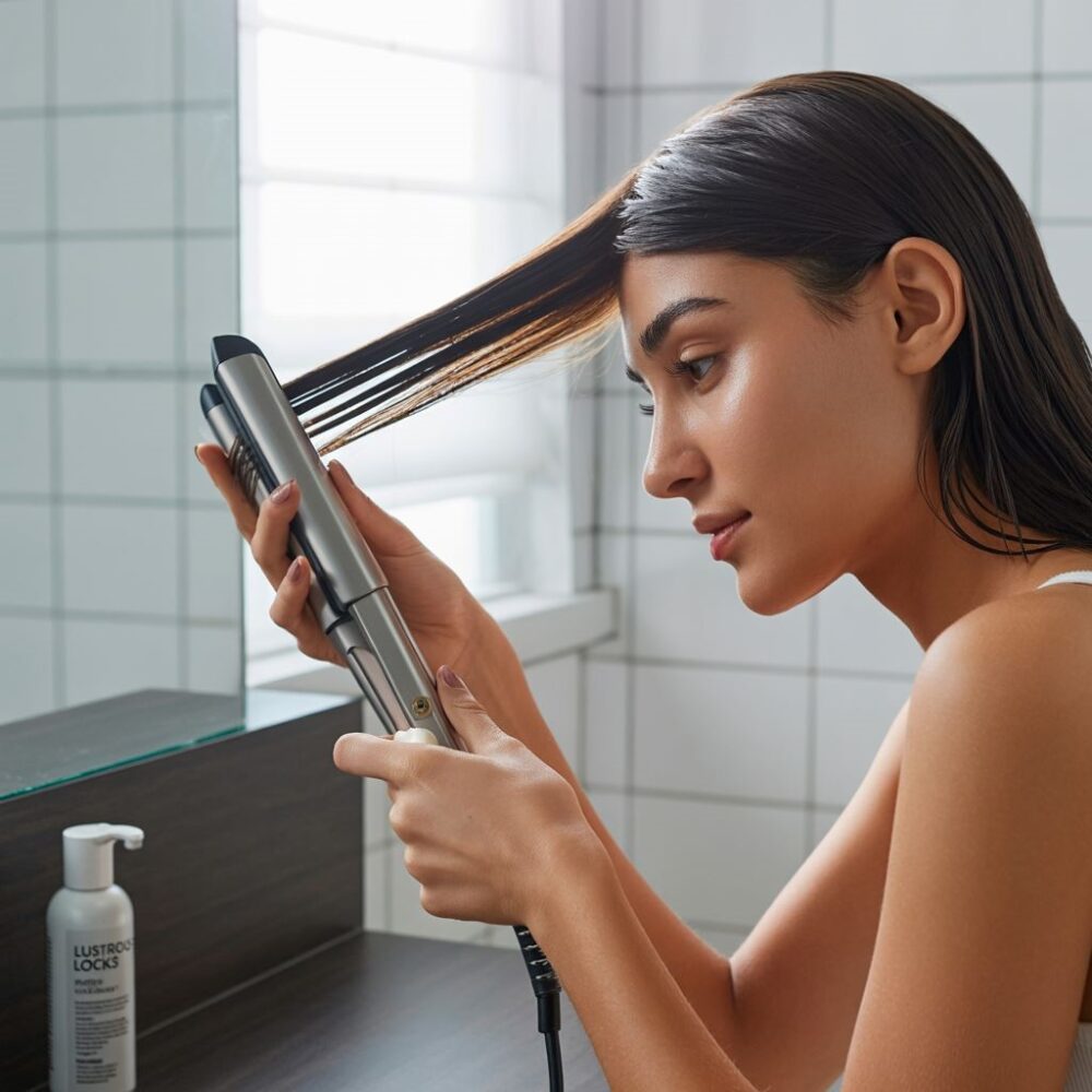 Technika stylizacji prostownicą