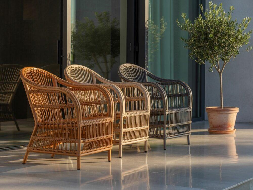 Technorattan na tarasie