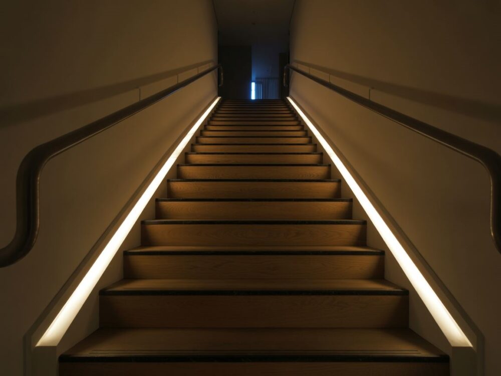 automatyczne światło na schodach