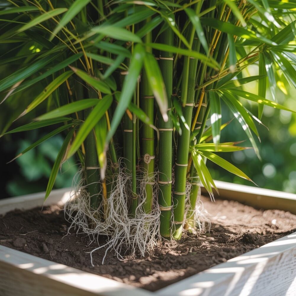 bambus w doniczce