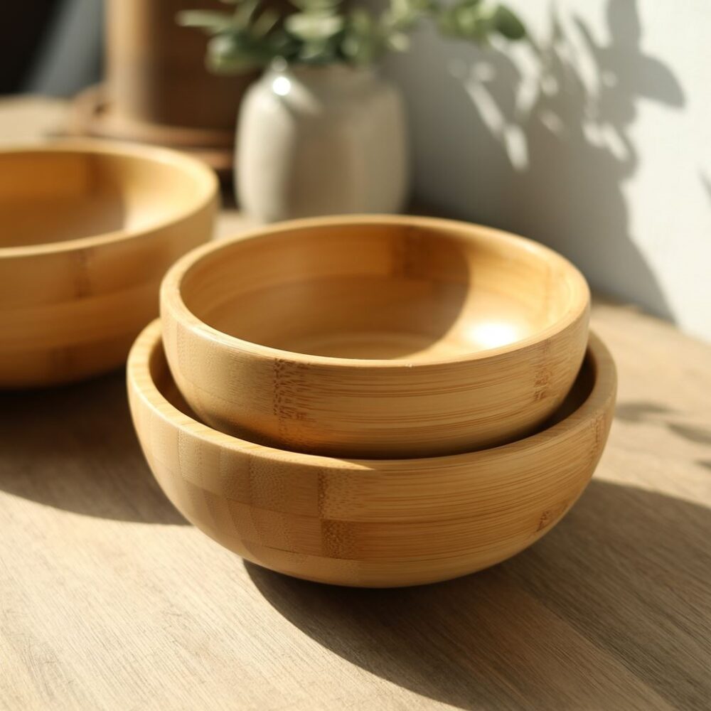 ekologiczne naczynia bambusowe