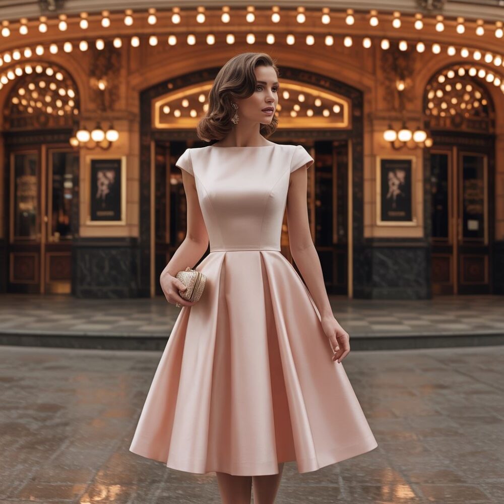 elegancka sukienka do teatru