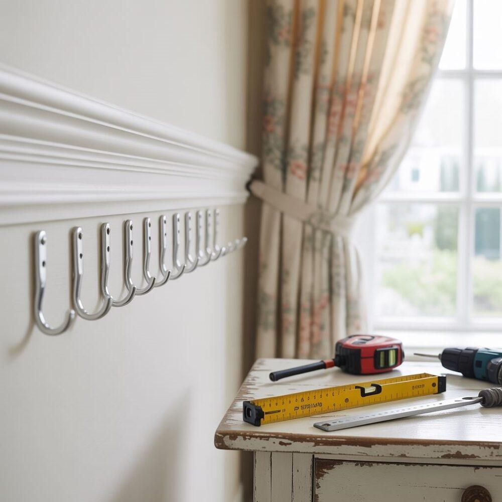 elementy mocujące do firan