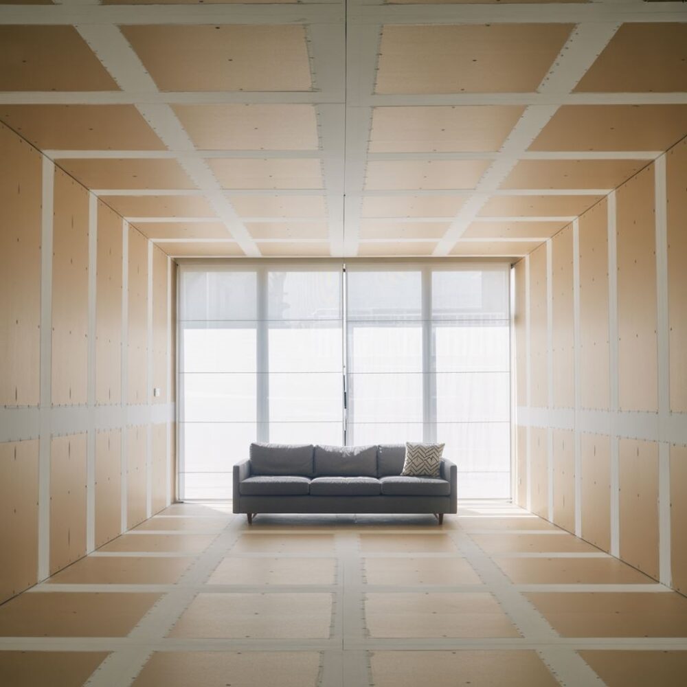 gładkie przejście kolorów sufitściana