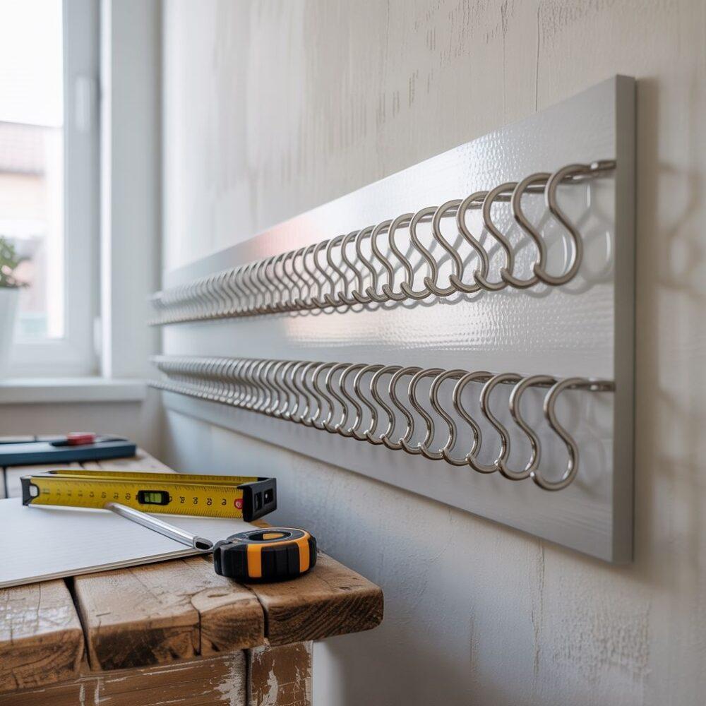 instalacja firan na oknie