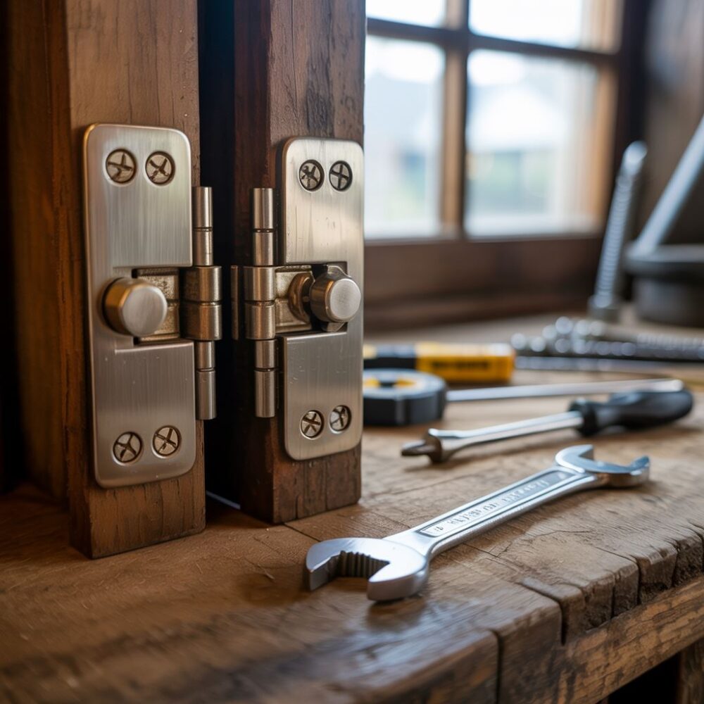 konserwacja zawiasów drzwi