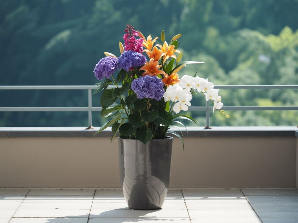 kwitnące kwiaty na zewnątrz