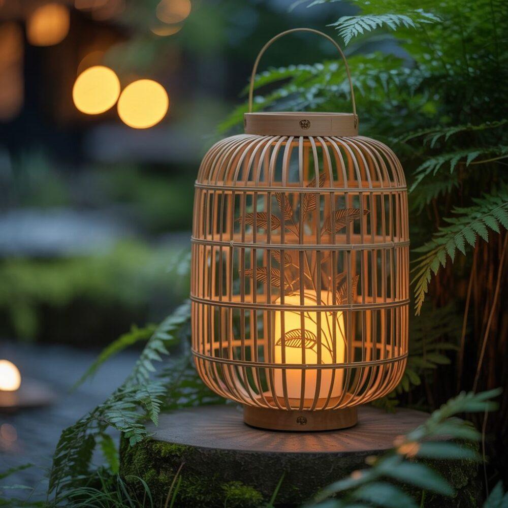 lampion bambusowy