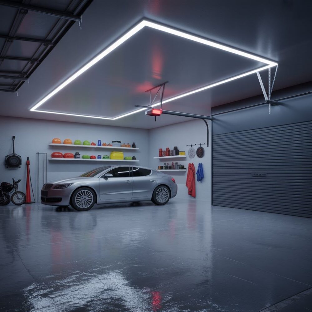 lampy LED do garażu