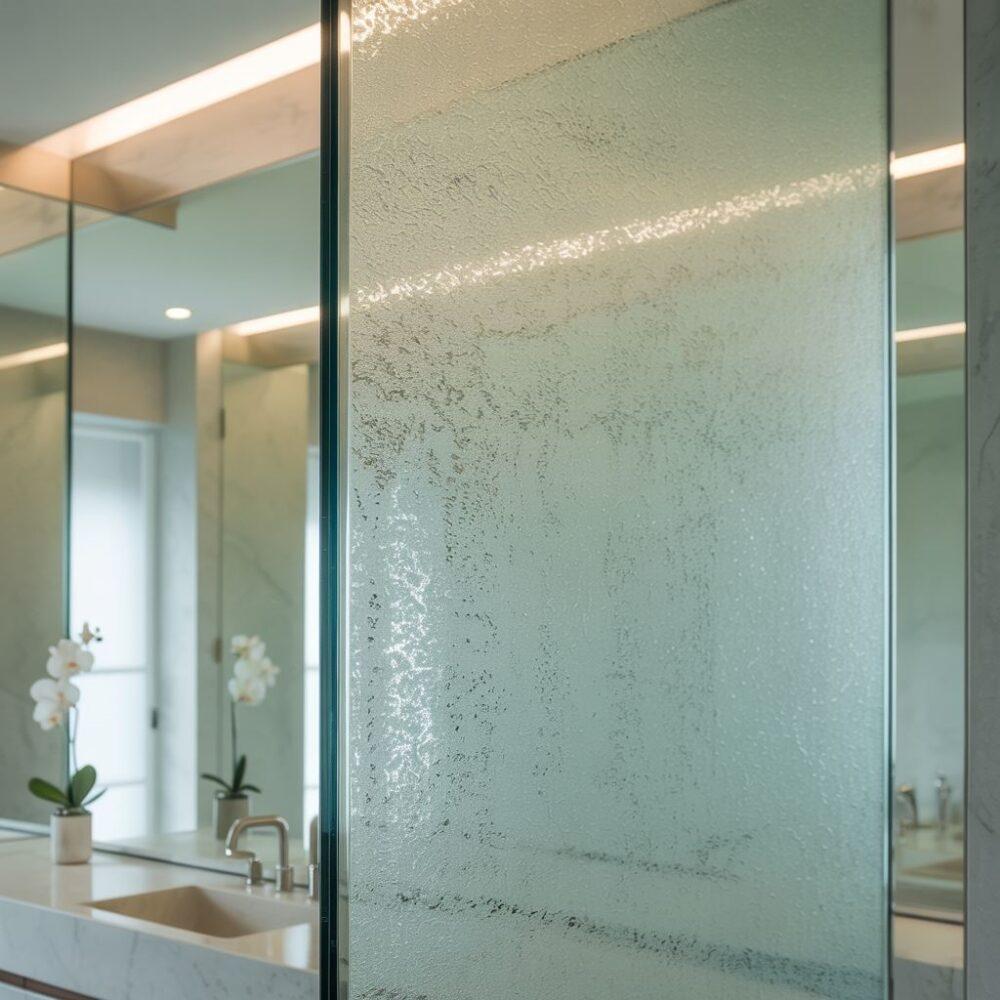 lustro z efektem matu