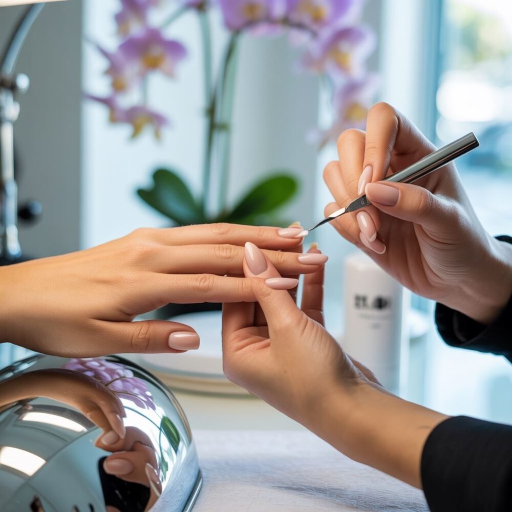 manicure rosyjski
