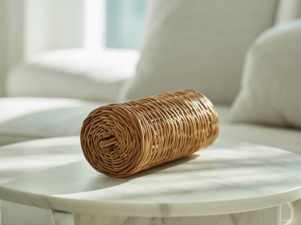 materiał rattanowy w rolce