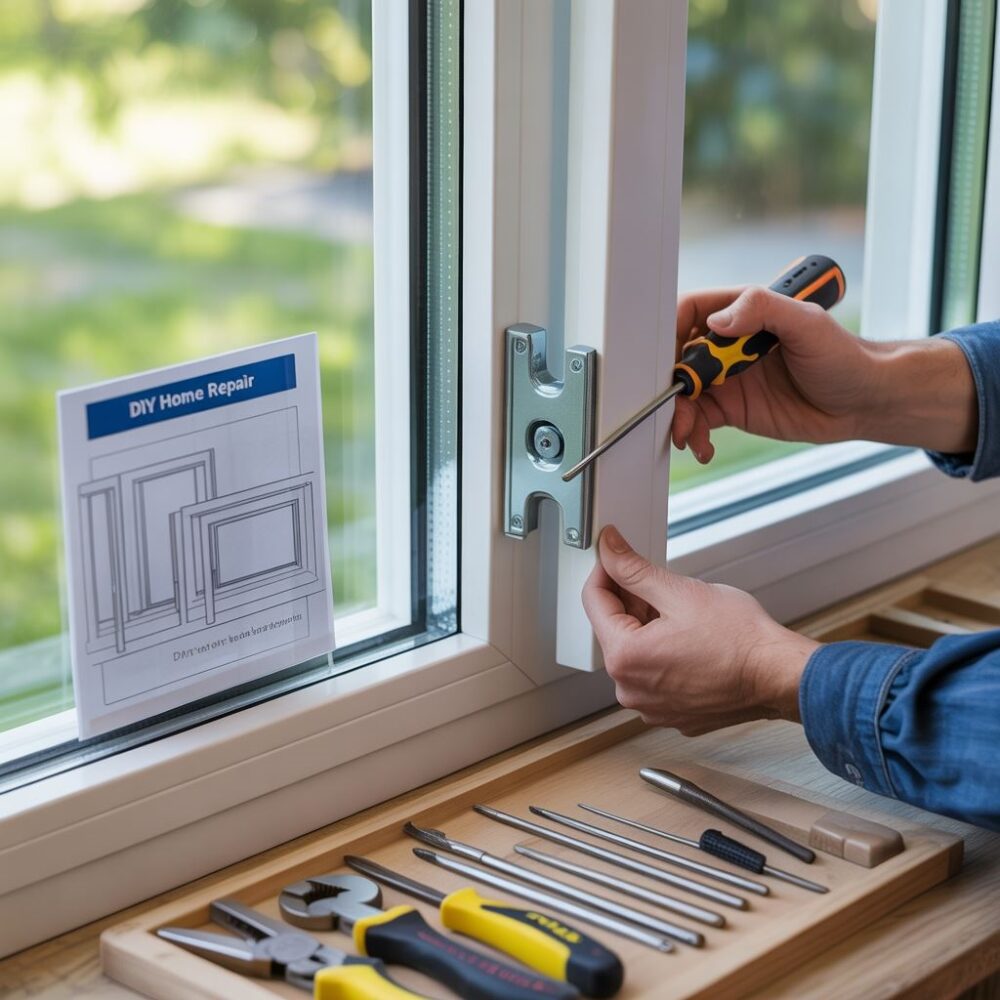 narzędzia do naprawy okna