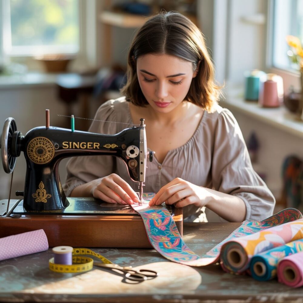 narzędzia krawieckie na stole