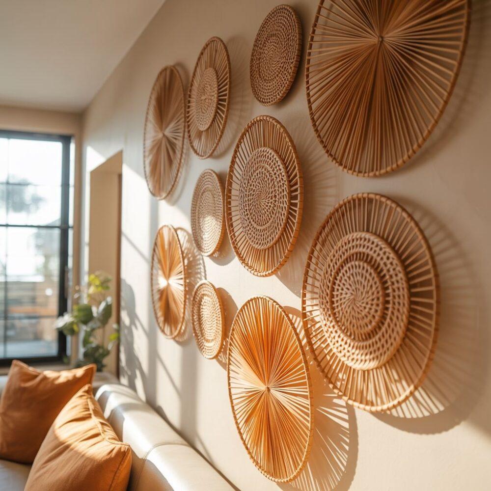 nowoczesne wnętrze rattan