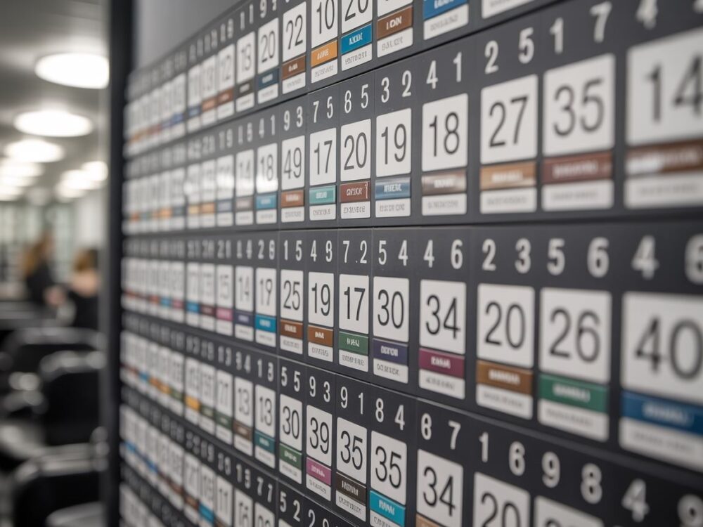 numery farb do włosów