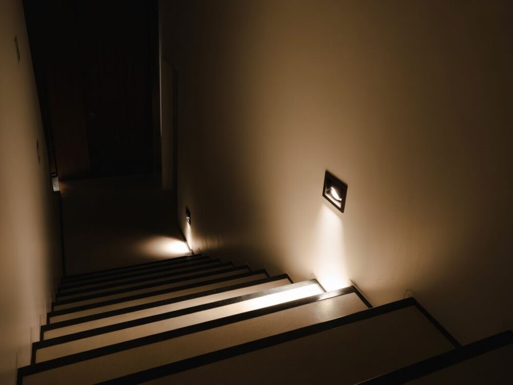 oświetlenie LED schodów