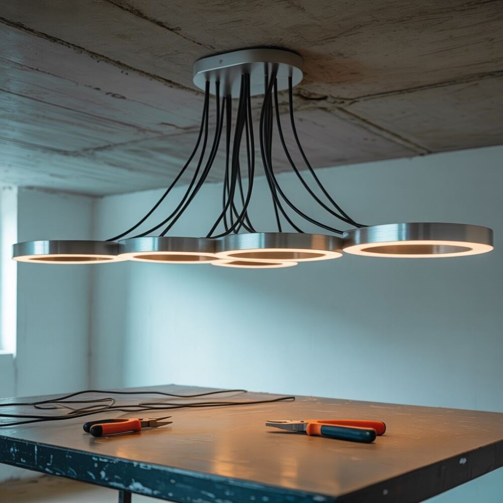 podłączanie lampy sufitowej