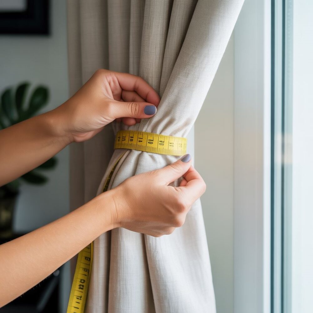 pomiar okna firany