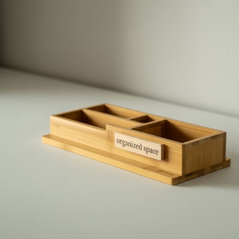 przybornik bambusowy