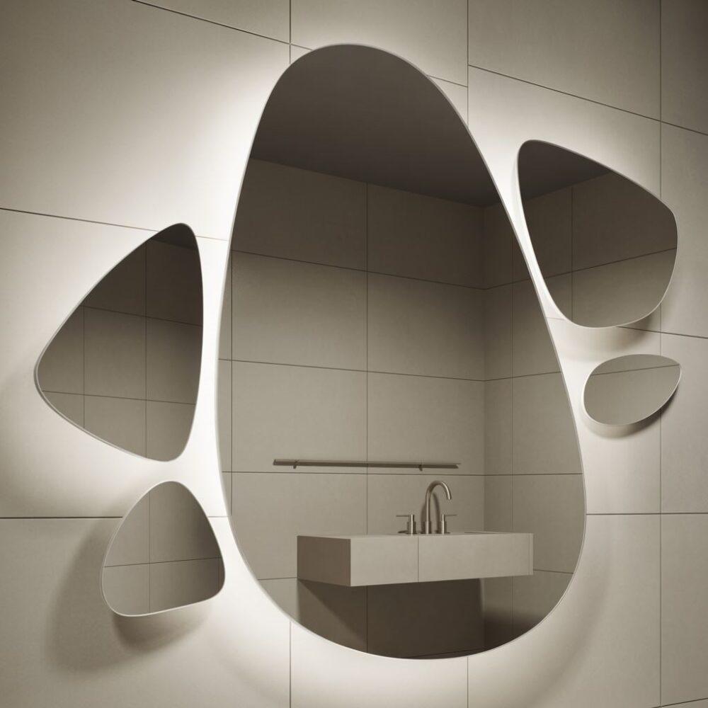 przykład instalacji lustra