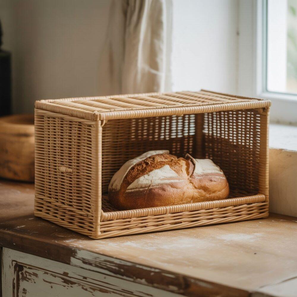 rattanowy pojemnik na pieczywo