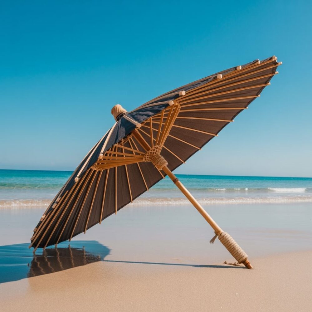 ręcznie robiony parasol