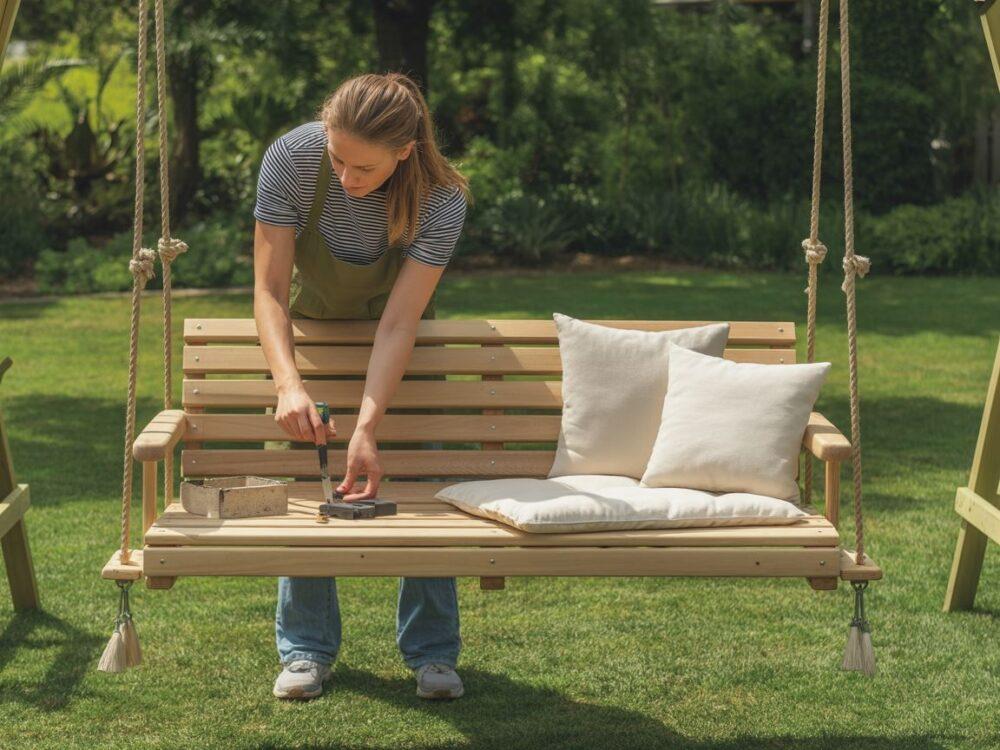 siedzisko do huśtawki ogrodowej