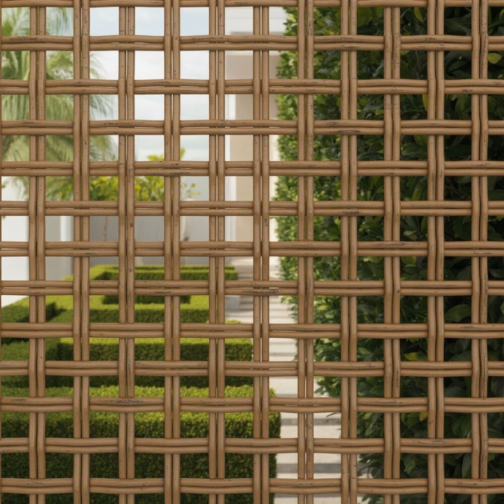 struktura siatki rattanowej