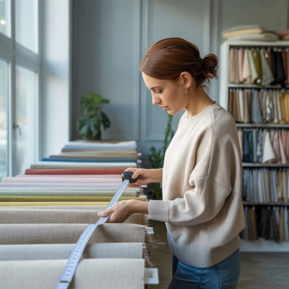 taśma miernicza firany