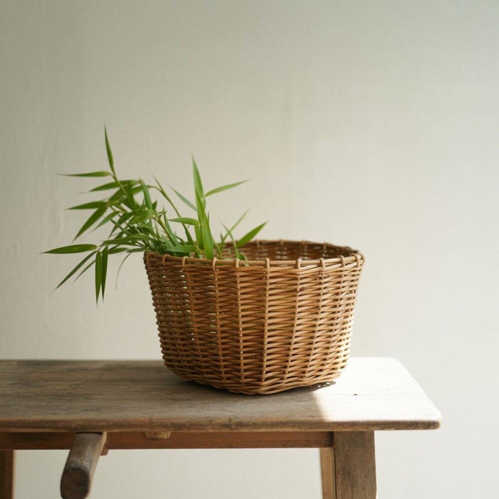 wiklinowy koszyk