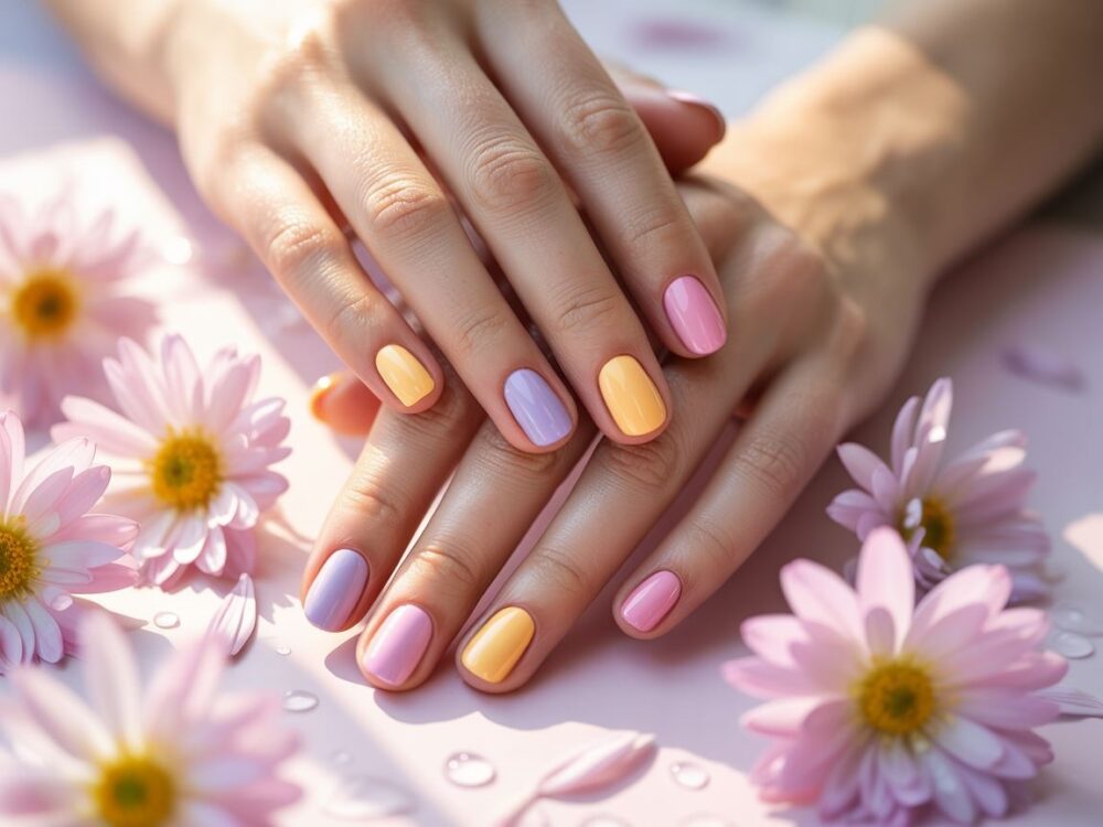 wiosenny manicure
