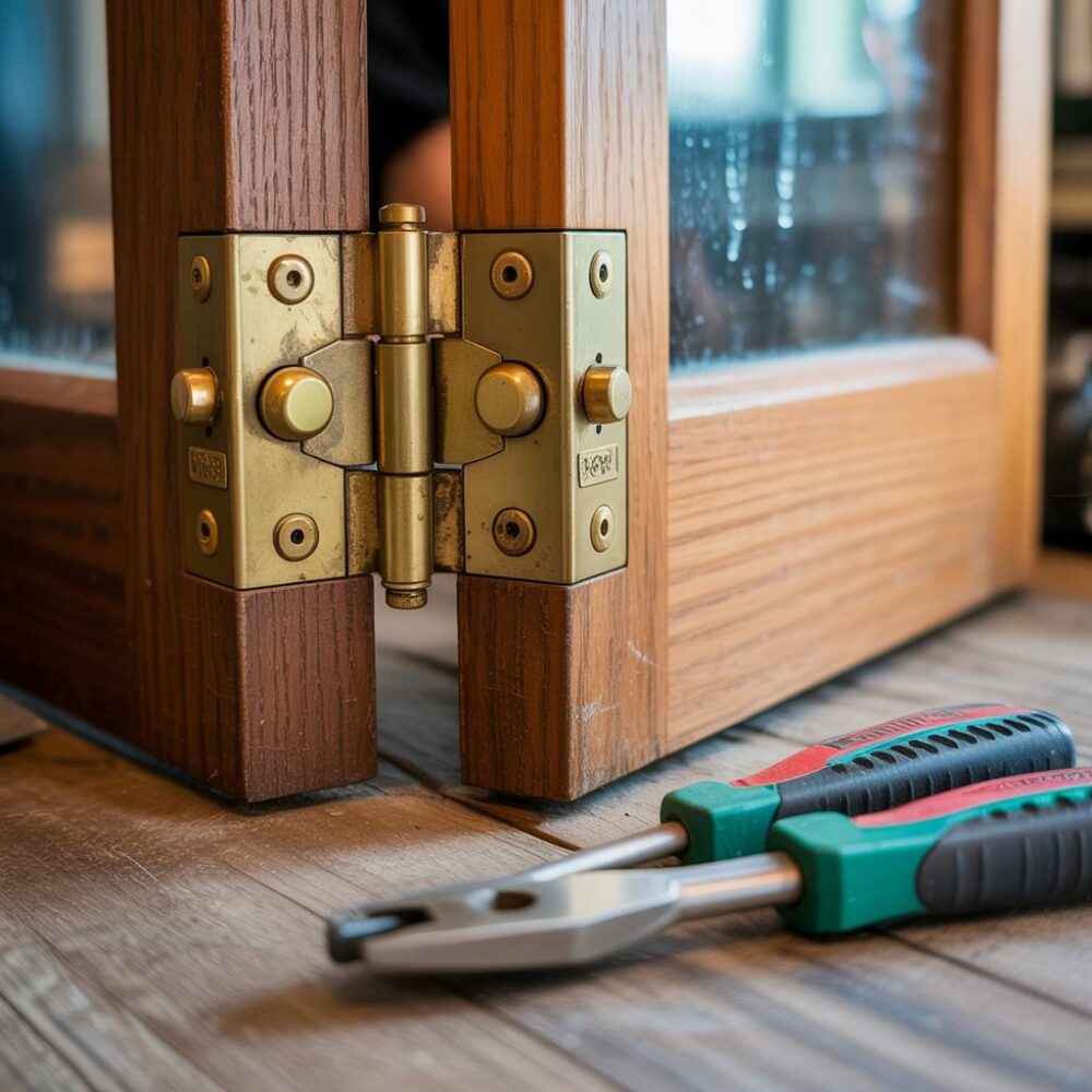 zawias drzwiowy z olejem