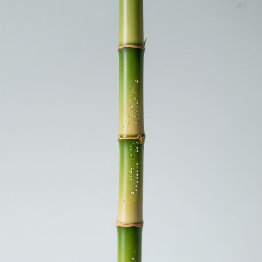 zbliżenie bambusowego kija