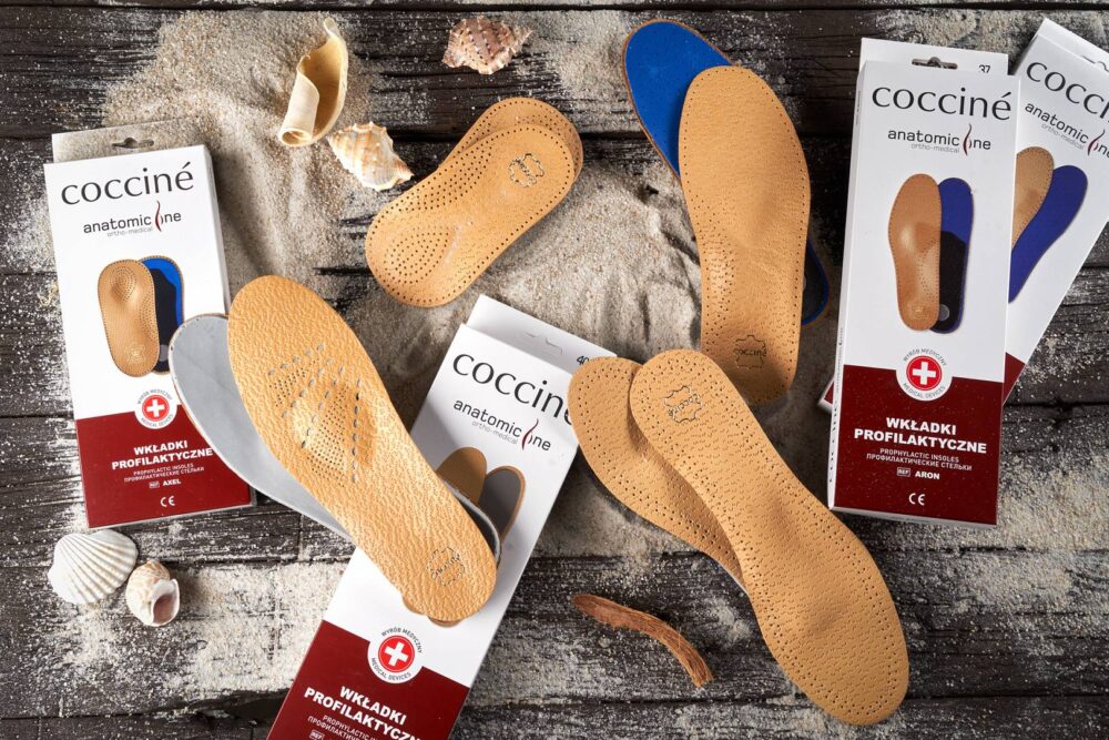 Wkładki ortopedyczna dla dzieci marki Coccine